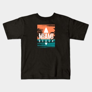 Miami Beach Kids T-Shirt